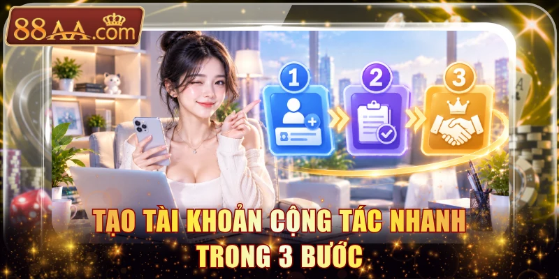 Tạo tài khoản cộng tác nhanh trong 3 bước